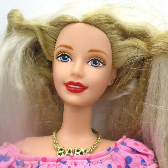 Vtg 1998 Mattel Barbie Generation Girl Toni Doll Pink Polka Dot Dress & Blue Sho - Picture 3 of 6